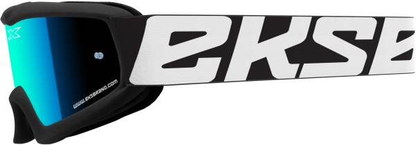 EKS BRAND - X-GROM YOUTH GOGGLE BLACK W/BLUE MIRROR - Image 1