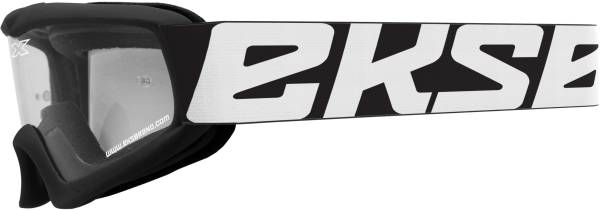 EKS BRAND - X-GROM YOUTH GOGGLE BLACK W/CLEAR LENS - Image 1