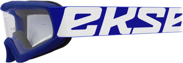 EKS BRAND - X-GROM YOUTH GOGGLE BLUE W/CLEAR LENS - Image 1