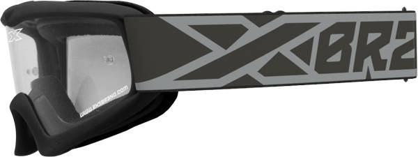 EKS BRAND - YOUTH XGROM BLACK/SILVER CLEAR LENS - Image 1