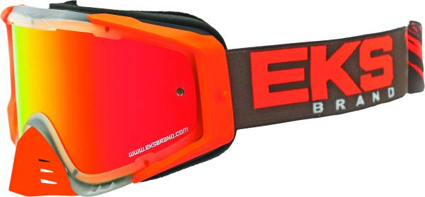 EKS BRAND - OUTRIGGER GOGGLE CLEAR/ FLO ORANGE/SMOKE - Image 1