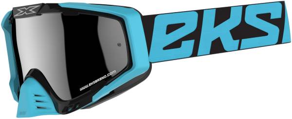 EKS BRAND - OUTRIGGER GOGGLE BLACK/ICE BLU W/SILVER MIRROR - Image 1