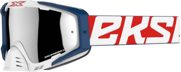 EKS BRAND - OUTRIGGER GOGGLE PATRIOT RED/WHITE/BLUE W/SILVER MIRROR - Image 1