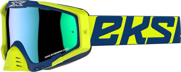 EKS BRAND - OUTRIGGER GOGGLE YELLOW/BLUE W/BLUE MIRROR - Image 1