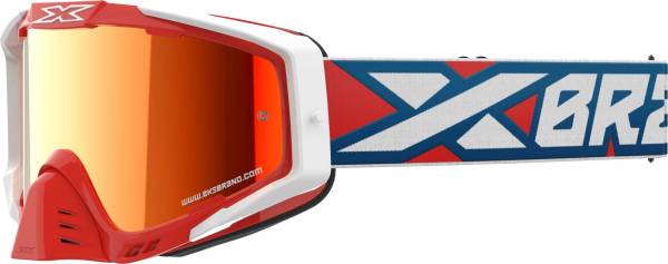 EKS BRAND - OUTRIGGER RED/WHITE/BLUE RED MIRROR - Image 1