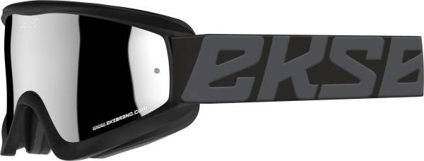 EKS BRAND - FLAT-OUT GOGGLE STEALTH BLACK W/SILVER MIRROR - Image 1