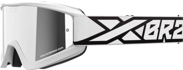 EKS BRAND - FLATOUT WHITE/BLACK SILVER MIRROR - Image 1