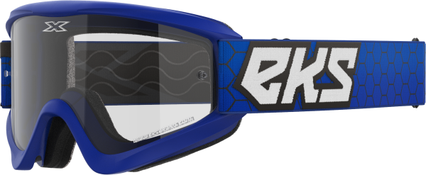 EKS BRAND - FLAT OUT CLEAR GOGGLE ROYAL BLUE CLEAR - Image 1