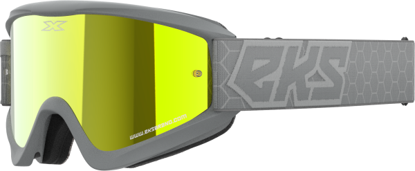 EKS BRAND - FLAT OUT MIRROR GOGGLE GREY GOLD MIRROR - Image 1