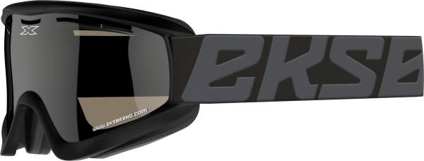 EKS BRAND - OTG STEALTH BLACK VENTED CLEAR & SMOKED LENS - Image 1