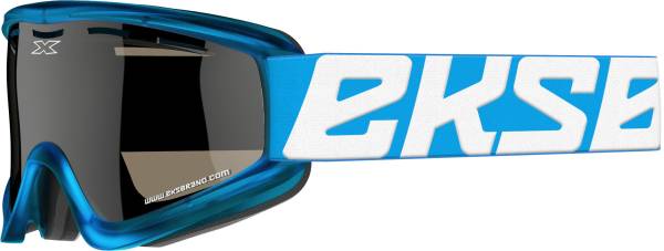 EKS BRAND - OTG LIQUID CYAN VENTED CLEAR & SMOKED LENS - Image 1