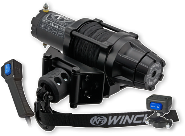 KFI - 3500LB SYNTHETIC ASSUALT SERIES WINCH - Image 1