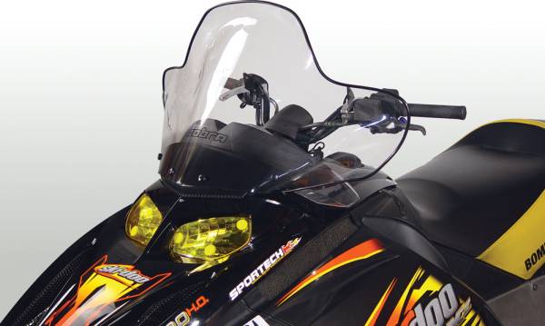 POWERMADD - COBRA W/S LOW BLACK 13.25" S-D REV HOOD MTD FLYSCREEN - Image 1