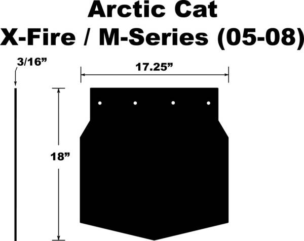 PDP - SNOWFLAP  ARCTIC CAT M-SERIES/X-FIRE 05-08 - Image 1