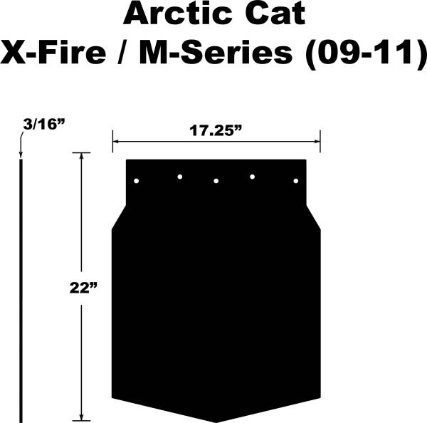 PDP - SNOWFLAP  ARCTIC CAT M-SERIES/X-FIRE 09-11 - Image 1