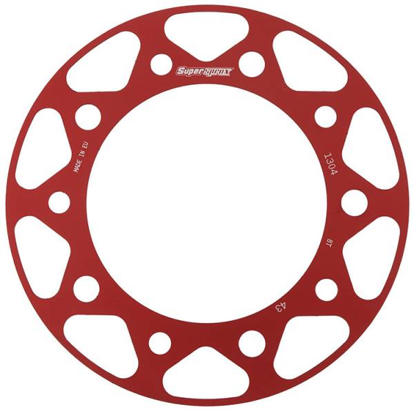 SUPERSPROX - REAR EDGE SPRKT COLOR DISK ALU 43T-525 RED HON/YAM - Image 1