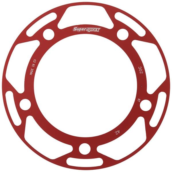 SUPERSPROX - REAR EDGE SPRKT COLOR DISK ALU 42T-530 RED HON - Image 1