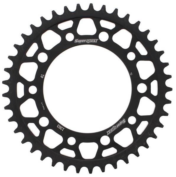 SUPERSPROX - REAR SPROCKET STEEL 41T-520 BLK HON - Image 1