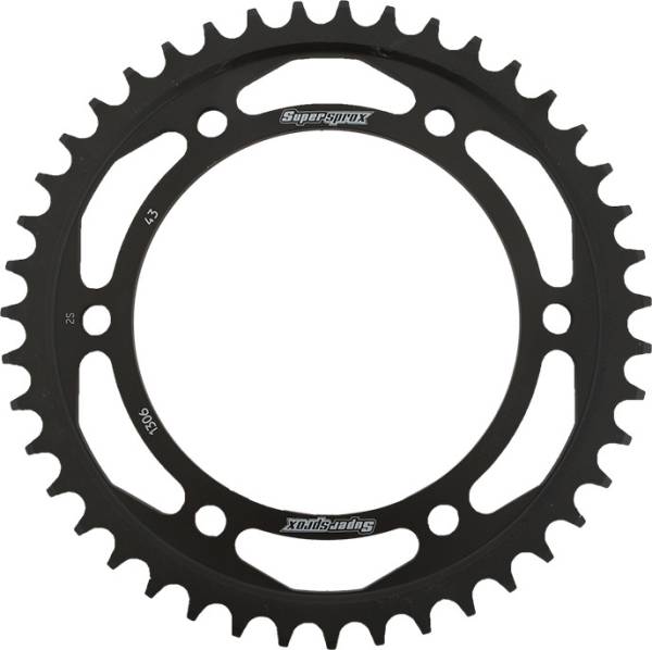 SUPERSPROX - REAR SPROCKET STEEL 43T-530 BLK HON - Image 1