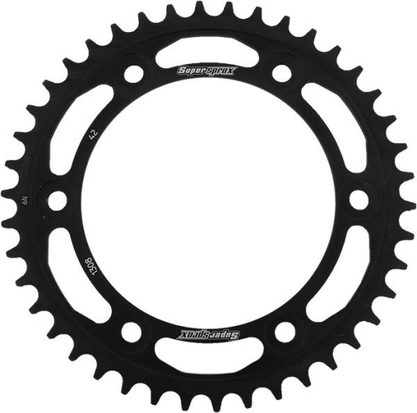 SUPERSPROX - REAR SPROCKET STEEL 42T-520 BLK HON - Image 1