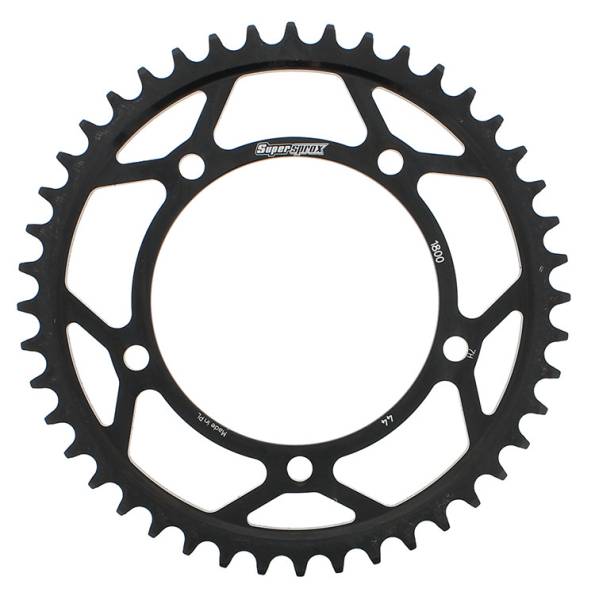 SUPERSPROX - REAR SPROCKET STEEL 44T-530 BLK TRI - Image 1