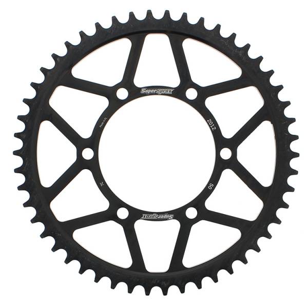 SUPERSPROX - REAR SPROCKET STEEL 50T-525 BLK TRI - Image 1