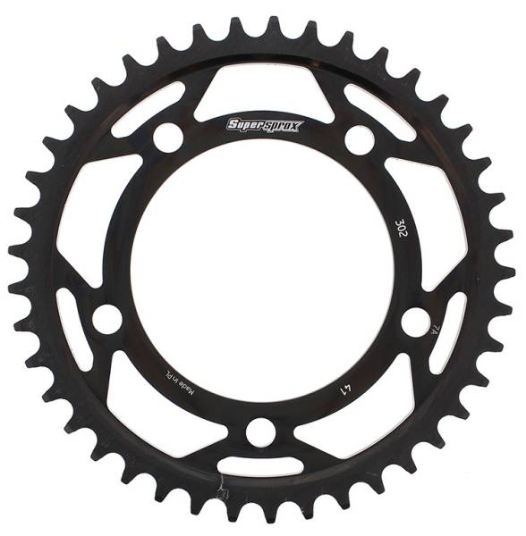 SUPERSPROX - REAR SPROCKET STEEL 41T-530 BLK HON - Image 1