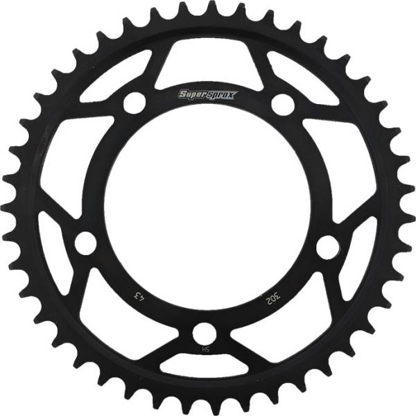 SUPERSPROX - REAR SPROCKET STEEL 43T-530 BLK HON - Image 1