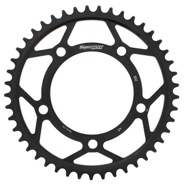 SUPERSPROX - REAR SPROCKET STEEL 45T-530 BLK HON - Image 1