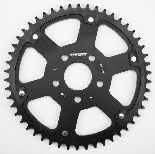 SUPERSPROX - REAR STEALTH SPROCKET ALU/STL 50T-530 BLK HD - Image 1