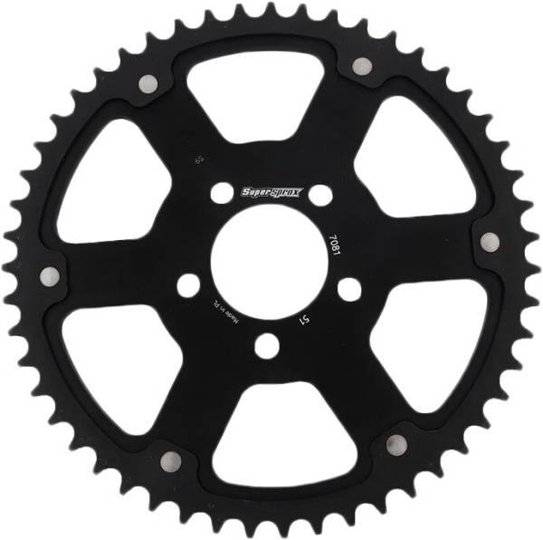 SUPERSPROX - REAR STEALTH SPROCKET ALU/STL 48T-530 BLK HD - Image 1