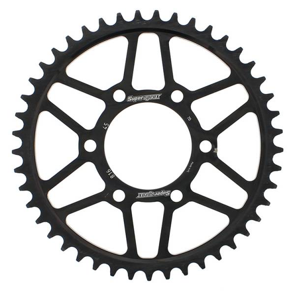 SUPERSPROX - REAR SPROCKET STEEL 45T-530 BLK SUZ - Image 1