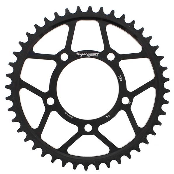 SUPERSPROX - REAR SPROCKET STEEL 44T-530 BLK SUZ - Image 1