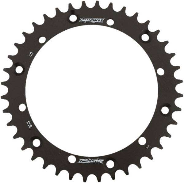 SUPERSPROX - REAR SPROCKET STEEL 40T-520 BLK YAM - Image 1