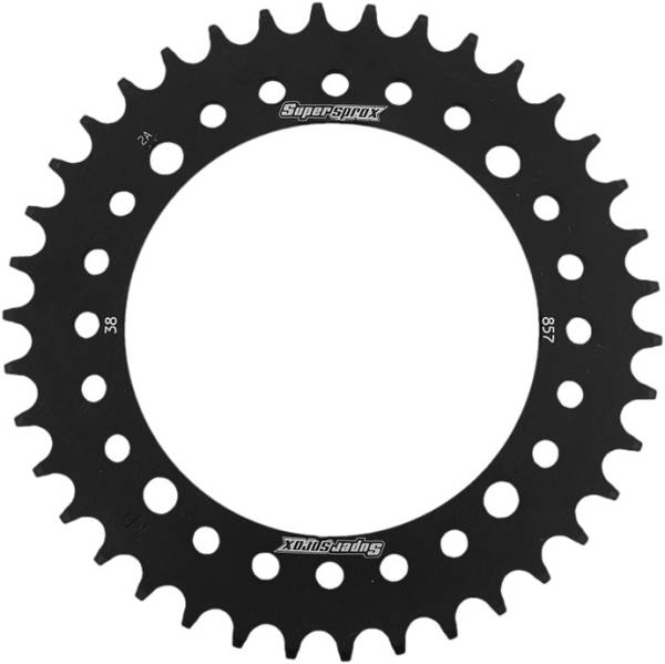 SUPERSPROX - REAR SPROCKET STEEL 38T-520 BLK YAM - Image 1