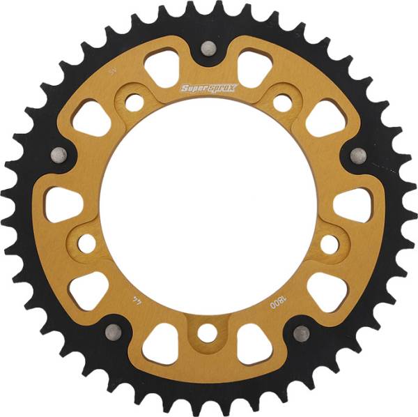 SUPERSPROX - REAR STEALTH SPROCKET ALU/STL 44T-530 GLD TRI - Image 1