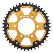 SUPERSPROX - REAR STEALTH SPROCKET ALU/STL 43T-520 GLD KAW - Image 1