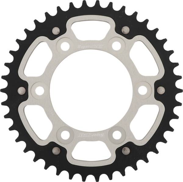 SUPERSPROX - REAR STEALTH SPROCKET ALU/STL 42T-520 SLV DUC - Image 1