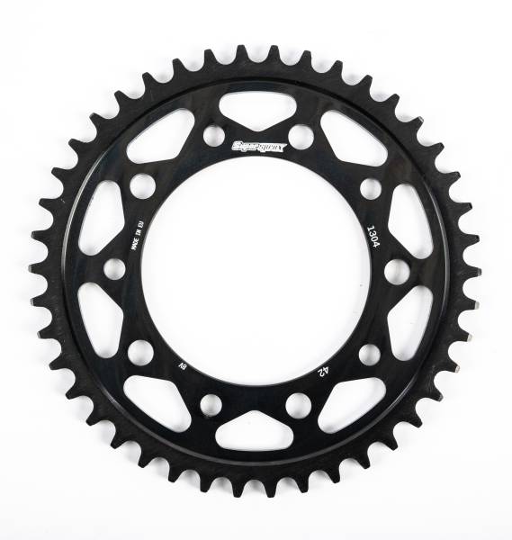 SUPERSPROX - REAR EDGE SPROCKET STEEL 42T-525 BLK HON/YAM - Image 1