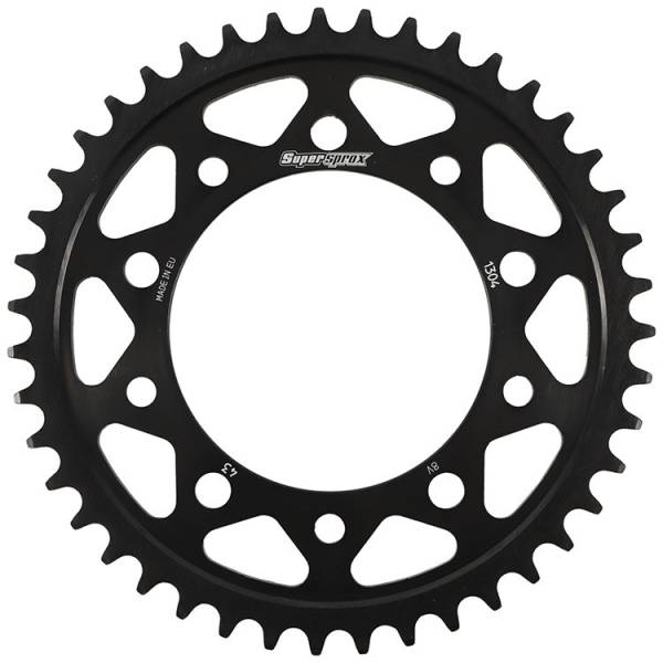 SUPERSPROX - REAR EDGE SPROCKET STEEL 43T-525 BLK HON/YAM - Image 1