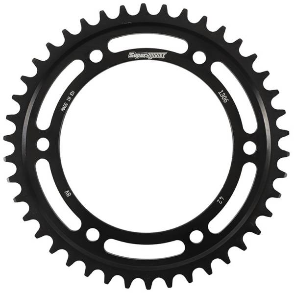 SUPERSPROX - REAR EDGE SPROCKET STEEL 42T-530 BLK HON - Image 1