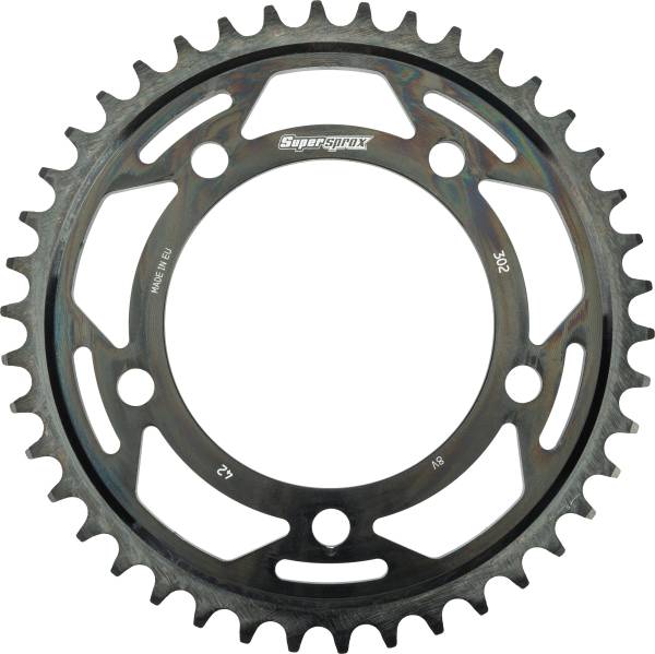 SUPERSPROX - REAR EDGE SPROCKET STEEL 42T-530 BLK HON - Image 1