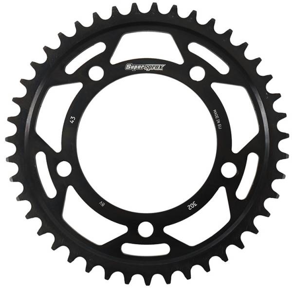 SUPERSPROX - REAR EDGE SPROCKET STEEL 43T-530 BLK HON - Image 1