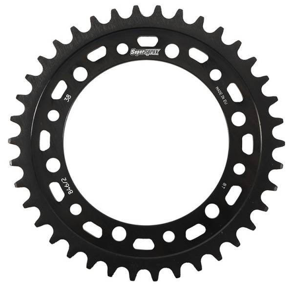 SUPERSPROX - REAR EDGE SPROCKET STEEL 38T-520 BLK HON - Image 1