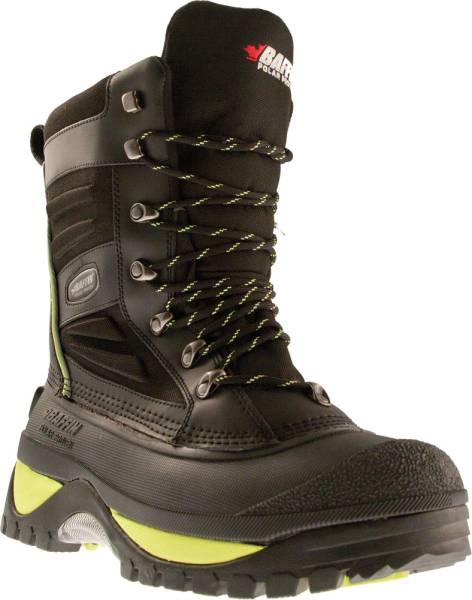 BAFFIN - CROSSFIRE BOOTS BLACK/FLO-GREEN SZ 7 - Image 1