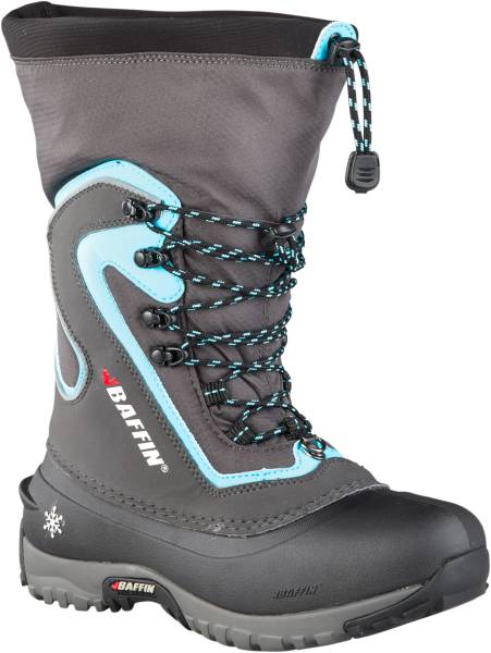 BAFFIN - WOMEN'S FLARE BOOTS CHARCOAL/TEAL SZ 06 - Image 1