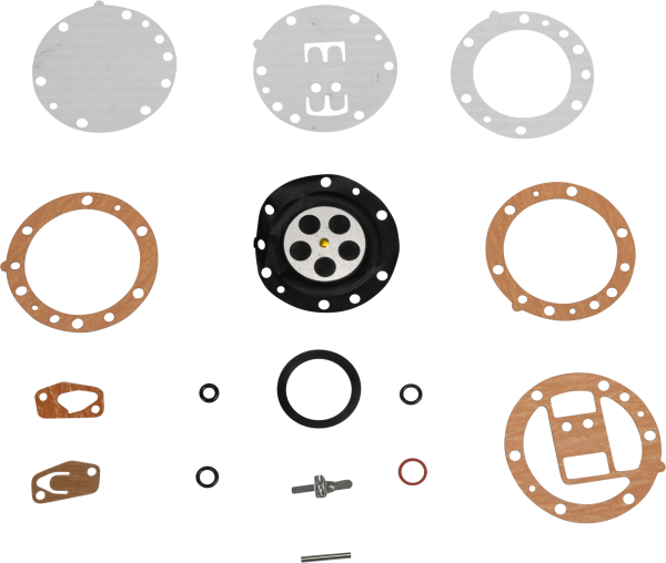 MIKUNI - CARBURETOR/FUEL PUMP REBUILD KIT BN34 38 44MM W/ROUND PUMP - Image 1