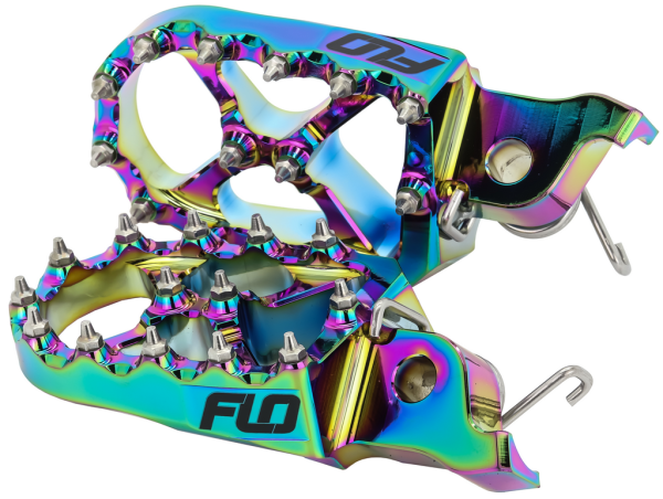 FLO MOTORSPORTS - PRO SERIES FOOT PEGS JET FUEL - Image 1