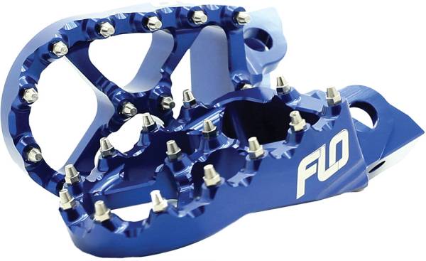 FLO MOTORSPORTS - PRO SERIES FOOT PEGS (BLUE) - Image 1