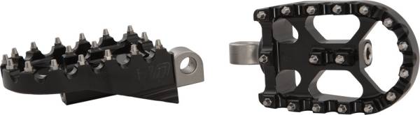 FLO MOTORSPORTS - MOTO STYLE FOOTPEG SET BLACK 2"X3.125" - Image 1